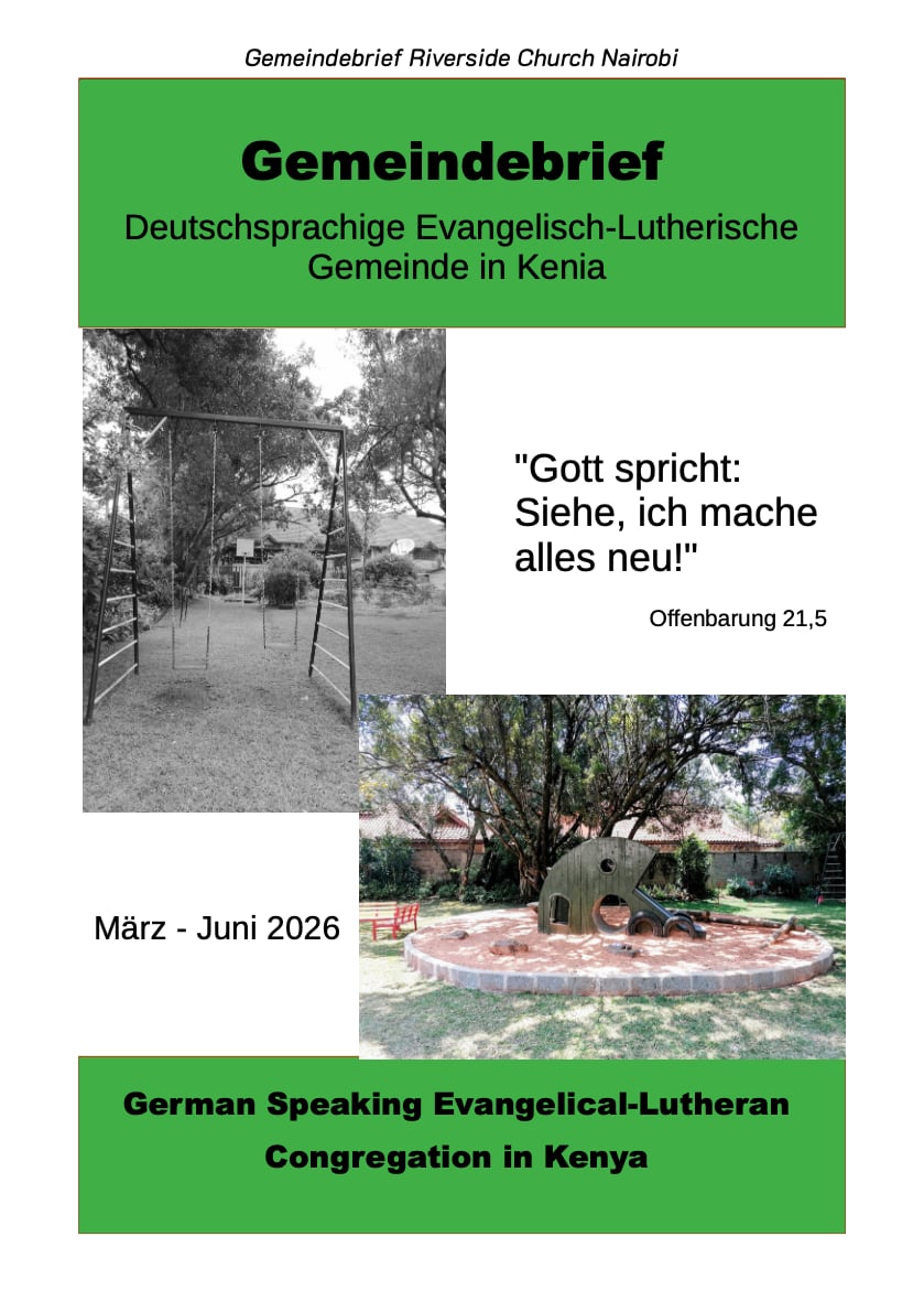 Gemeindebrief März – Juni 2026