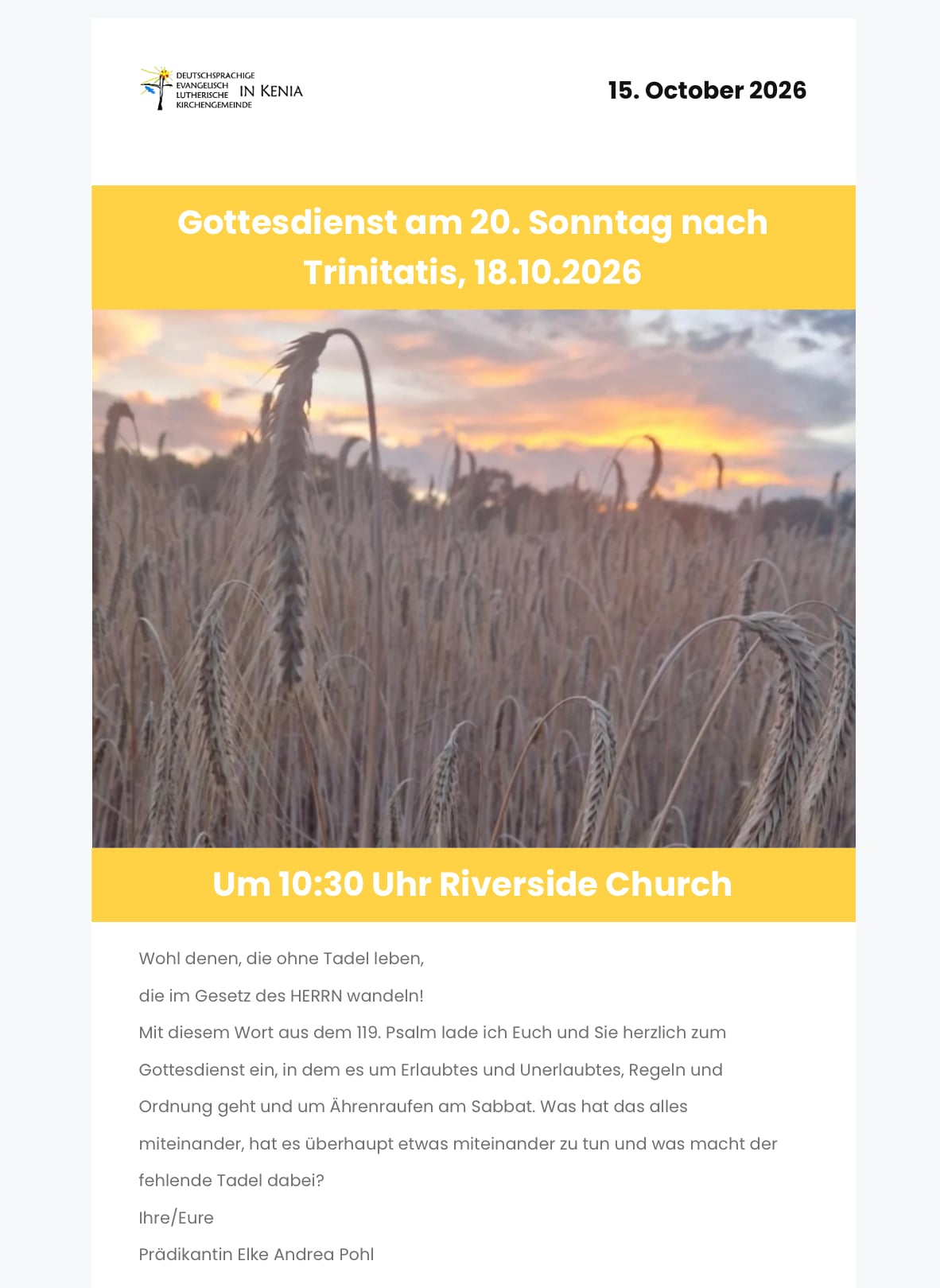Gemeindebrief